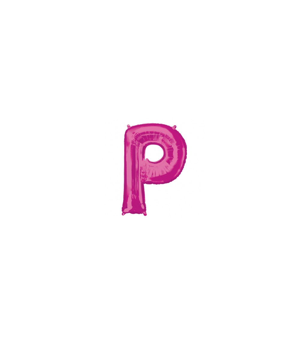 Narozeninový fóliový balónek (tmavě růžový) – P