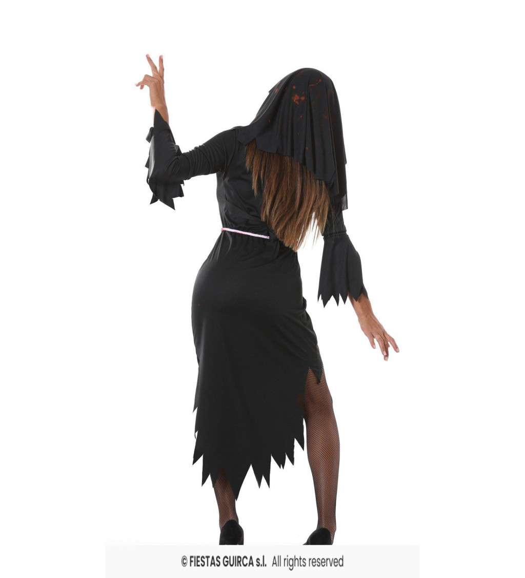 Dámský kostým zombie jeptiška