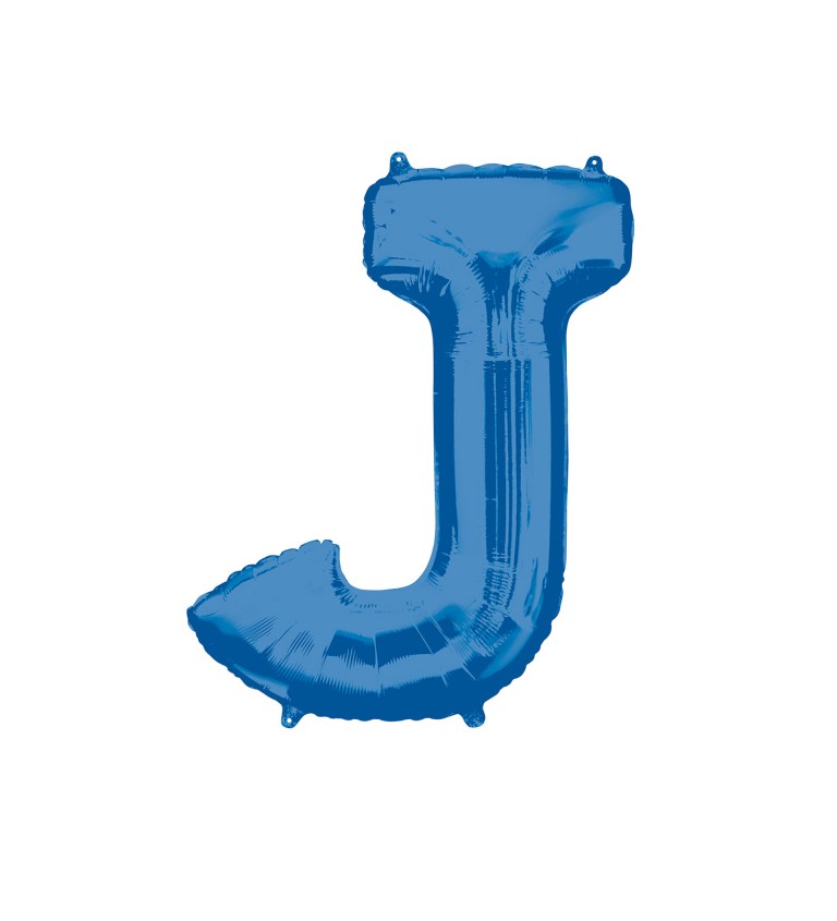 Narozeninový fóliový balónek (modrý) – J