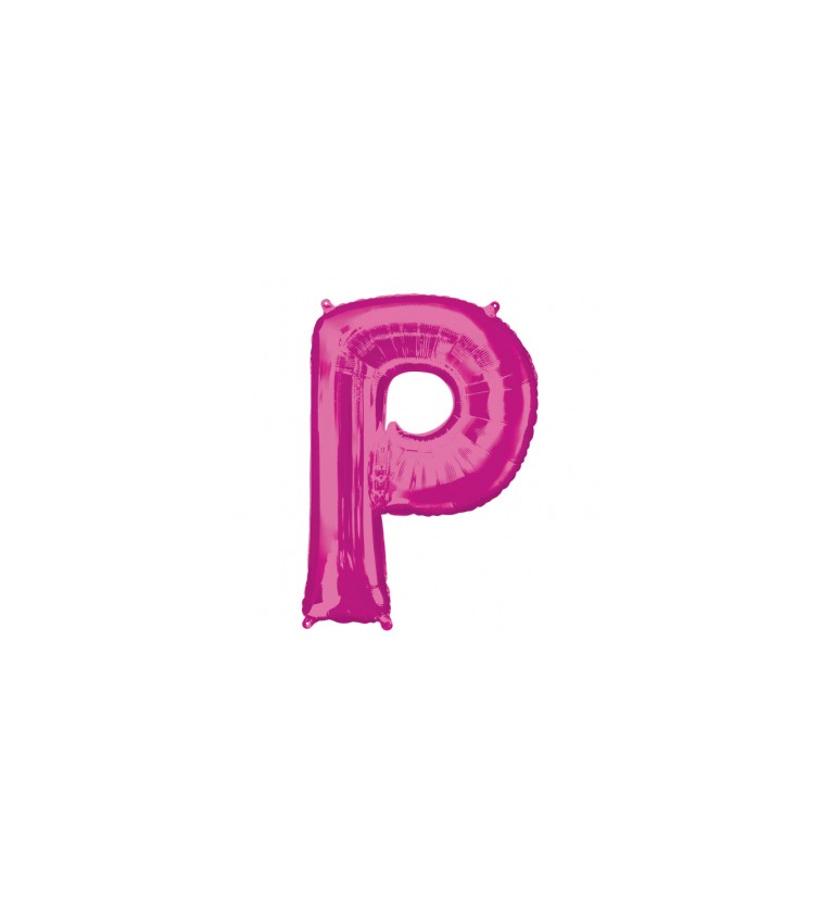 Narozeninový fóliový balónek (tmavě růžový) – P