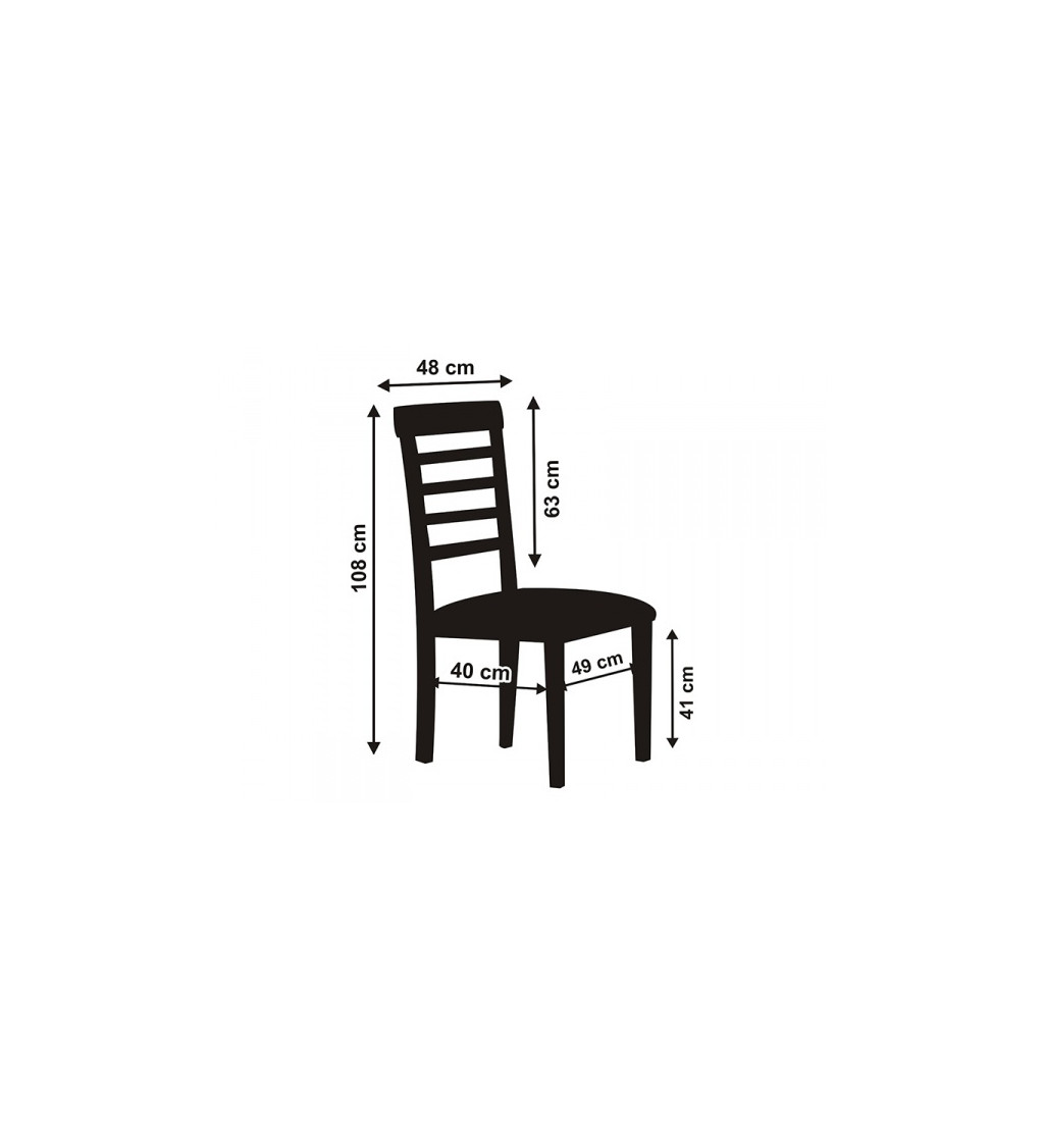 Potah na židli III - bílý