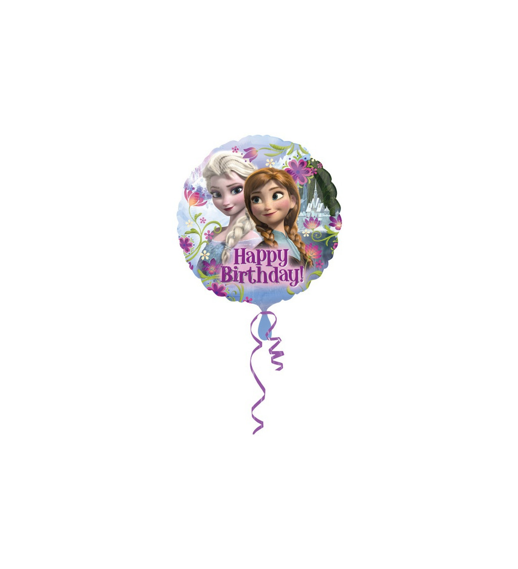 Narozeninový fóliový balónek Frozen