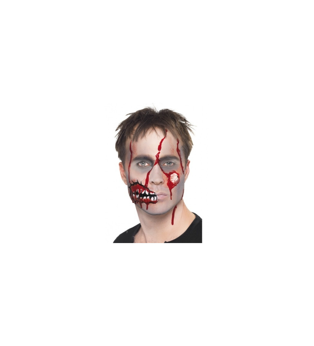 Strašidelný zombie make-up