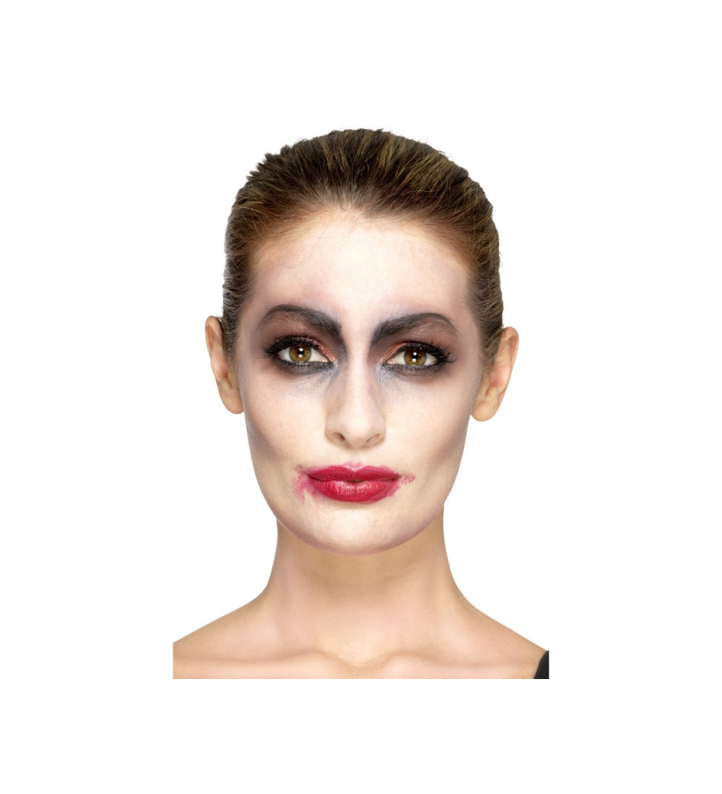 Hororový make-up - skřábnutí v obličeji