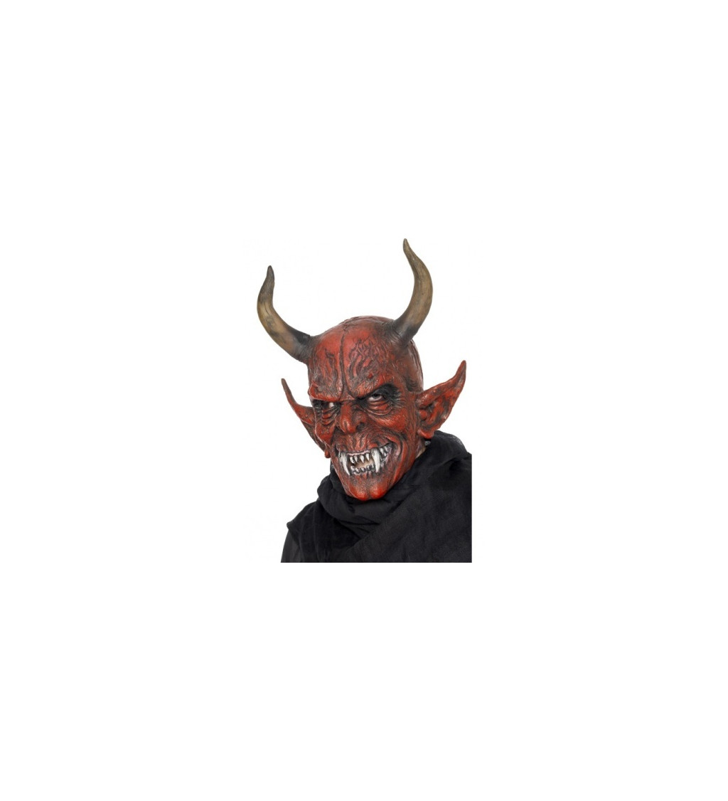 Maska - Ďábel, dlouhé rohy