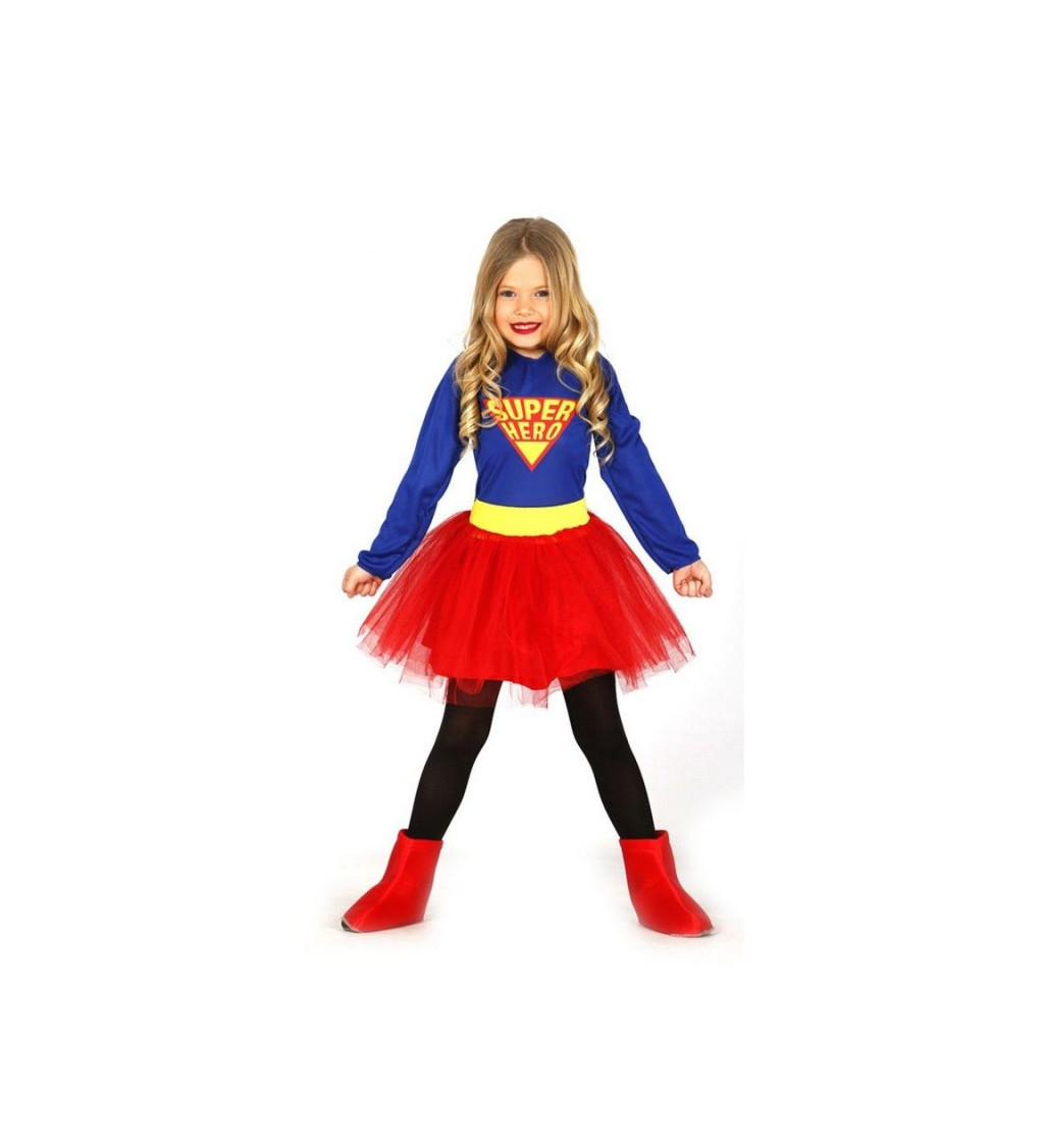 Dětský kostým - Malá Supermanka
