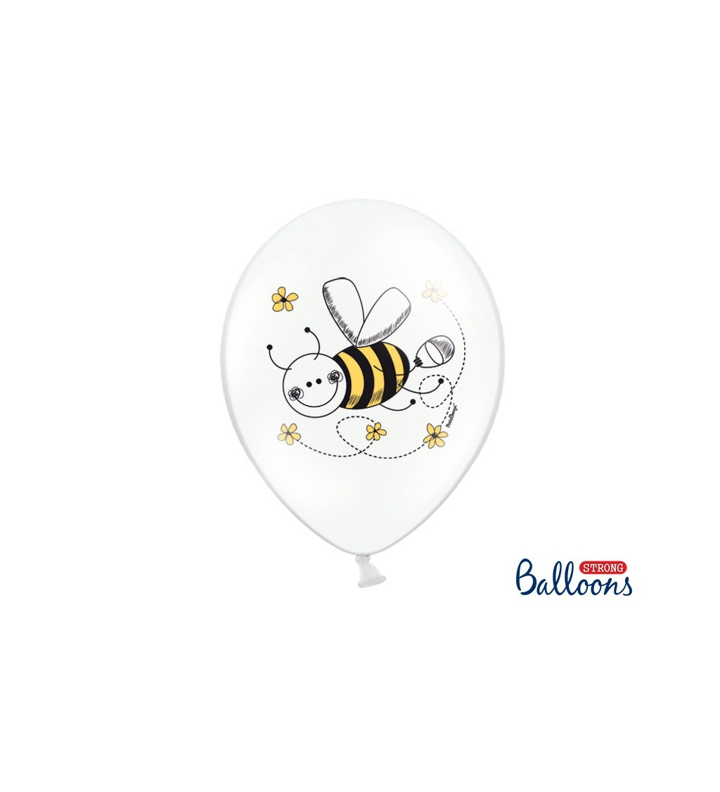 Balónek - Motiv včelky 6ks