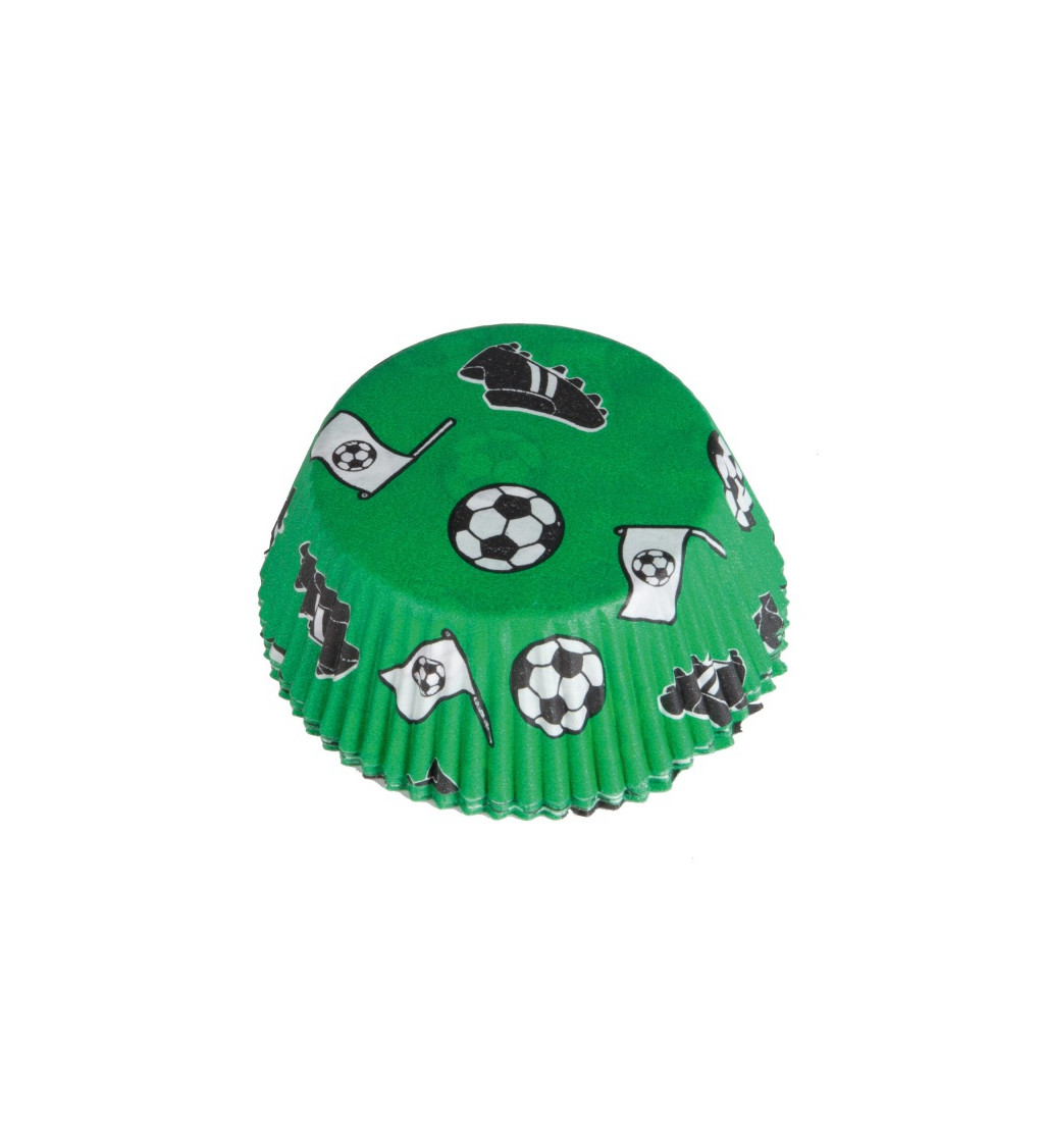 Cupcake košíčky fotbalové