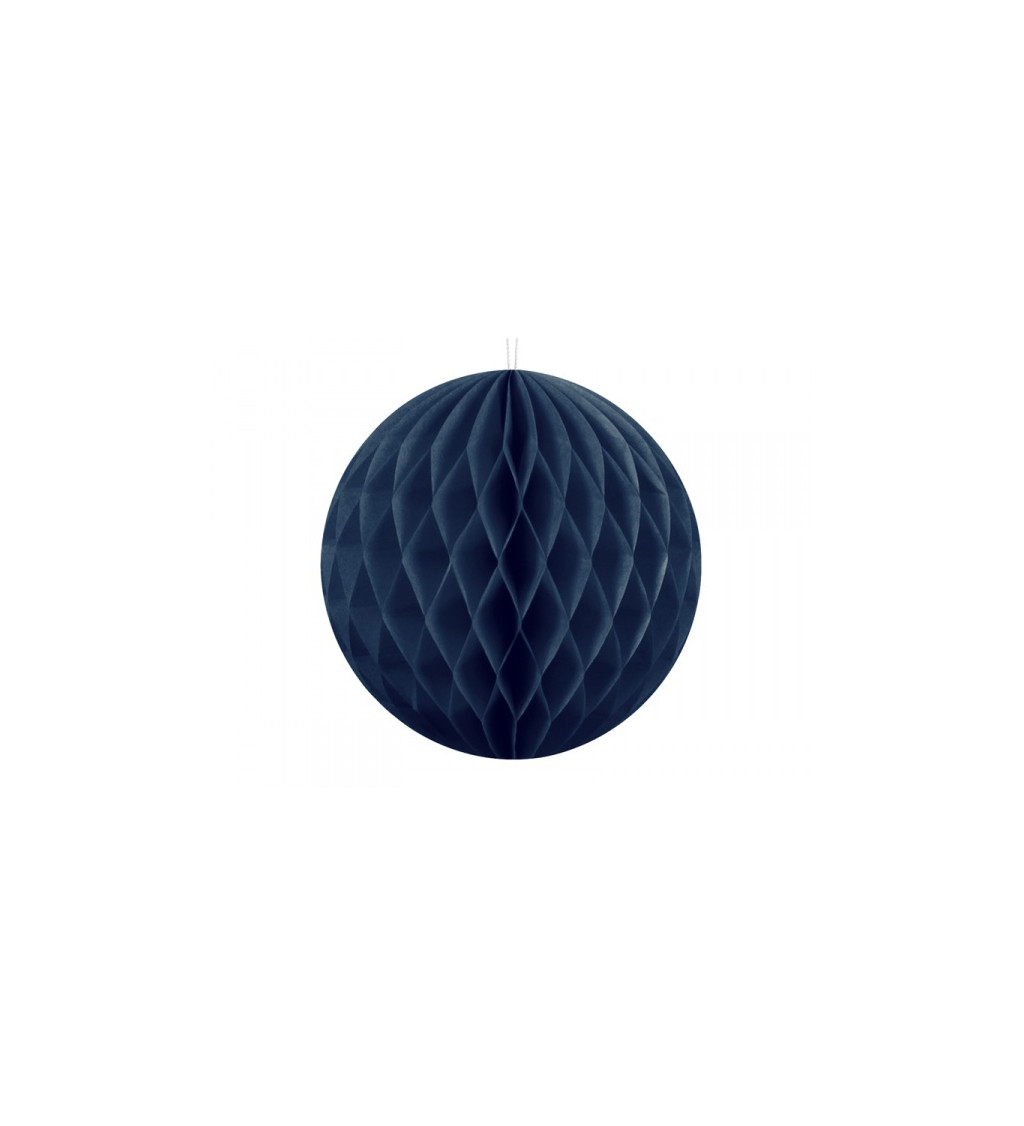 Dekorativní koule tmavě modrá - 40 cm