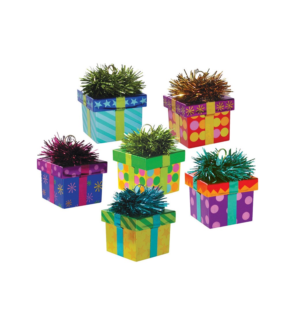 Těžítko na balonky - barevný dárek