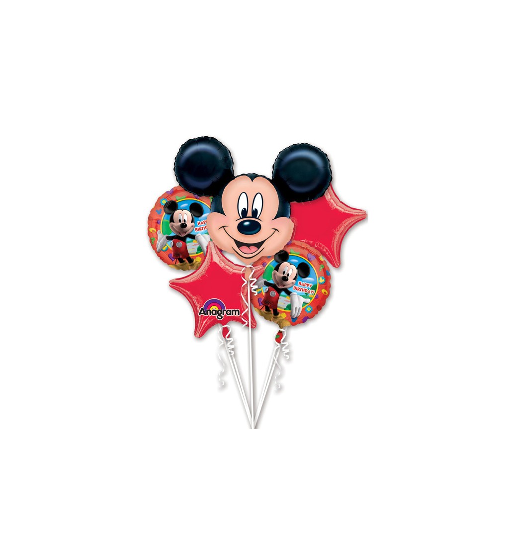 5 balónků Mickey Mouse