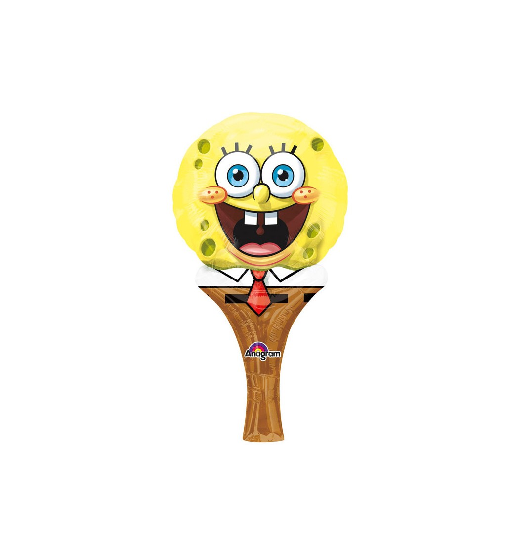 Fóliový balónek lízátko - Sponge Bob