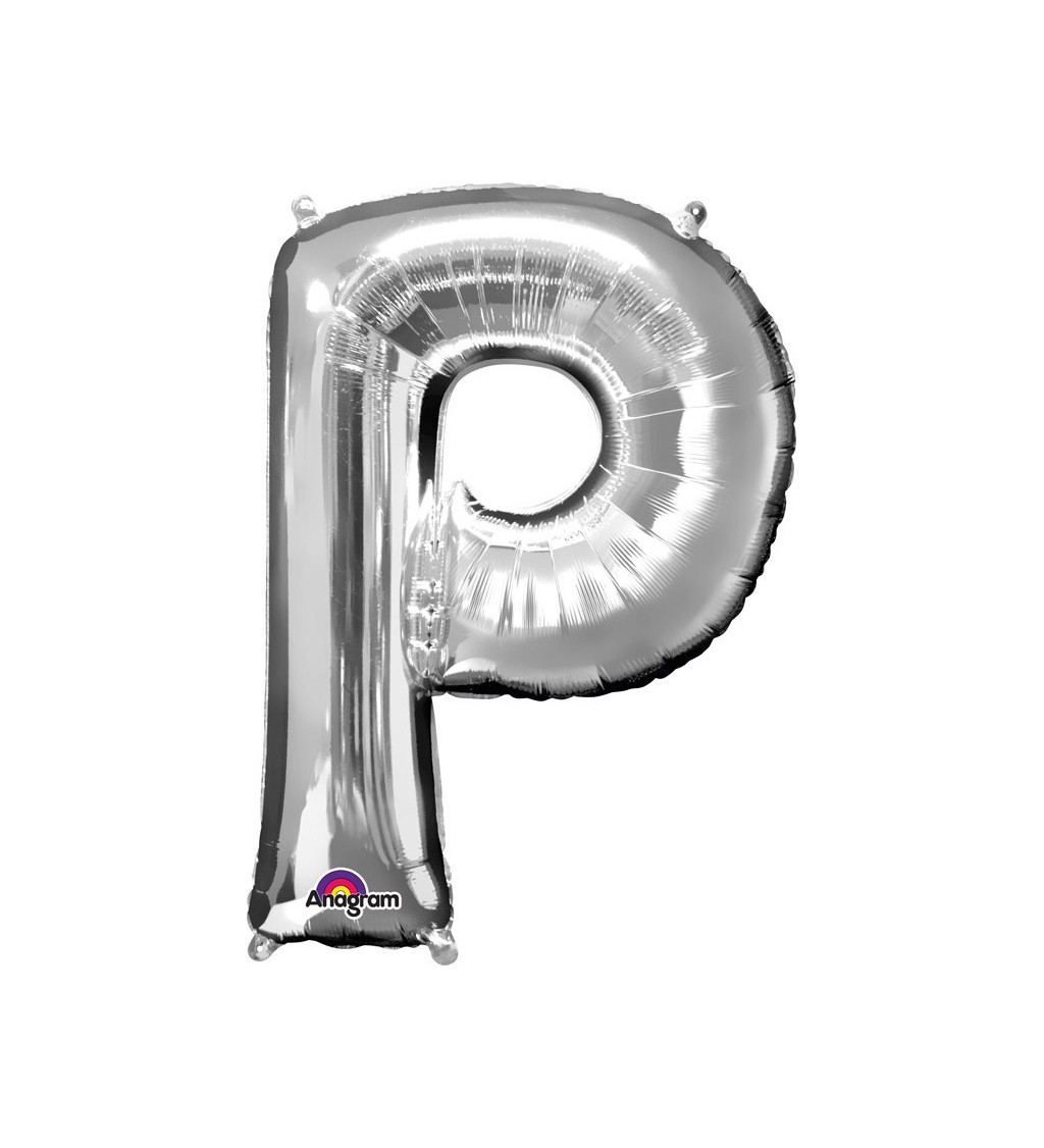 Narozeninový fóliový balónek (stříbrný) – P