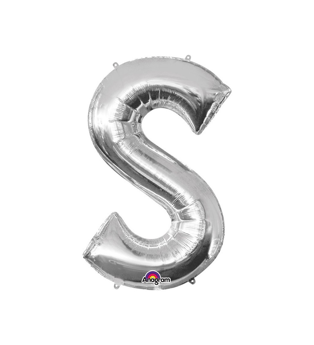 Narozeninový fóliový balónek (stříbrný) – S