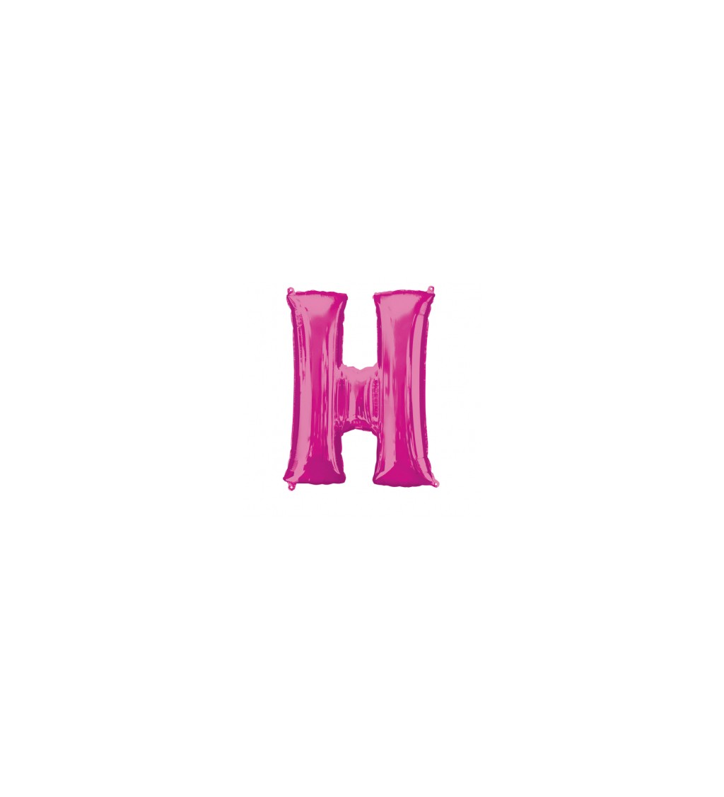 Narozeninový fóliový balónek (tmavě růžový) – H