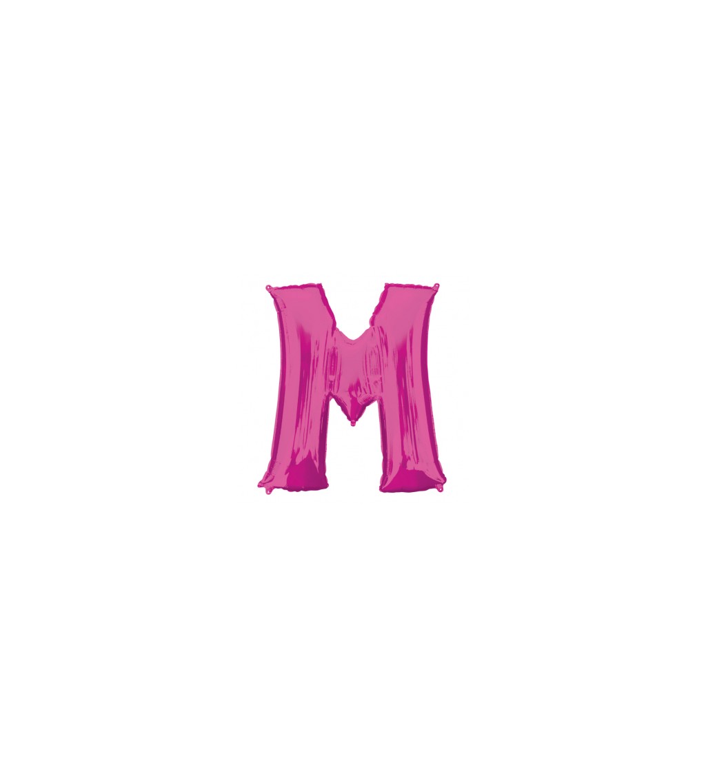 Narozeninový fóliový balónek (tmavě růžový) – M