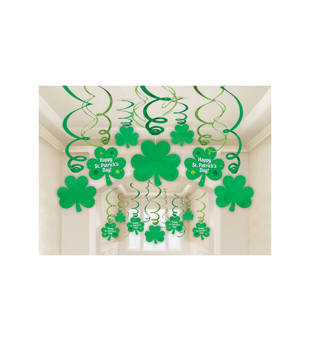 Trojlístková dekorace St. Patrick