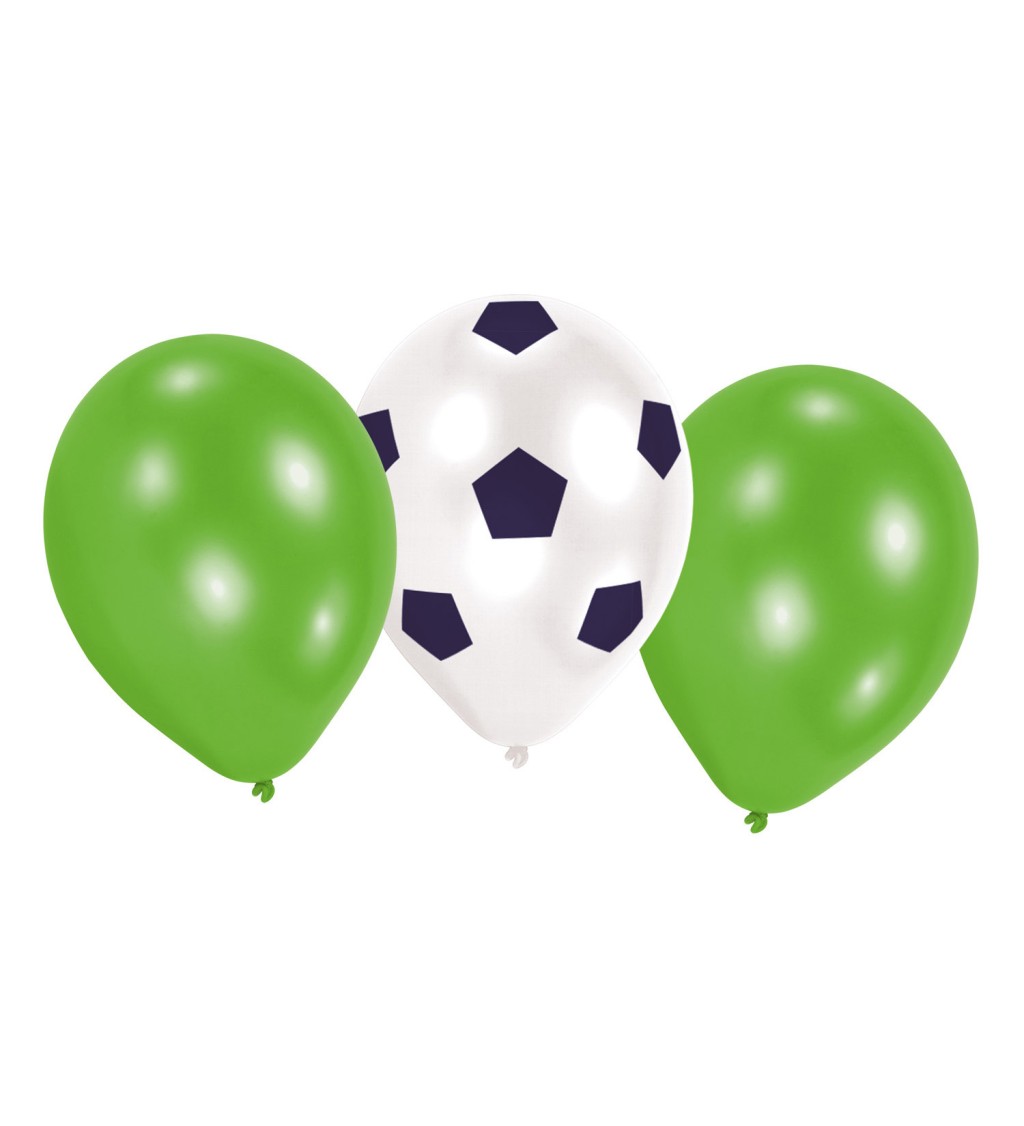 Sada latexových balónků s fotbalovým vzorem