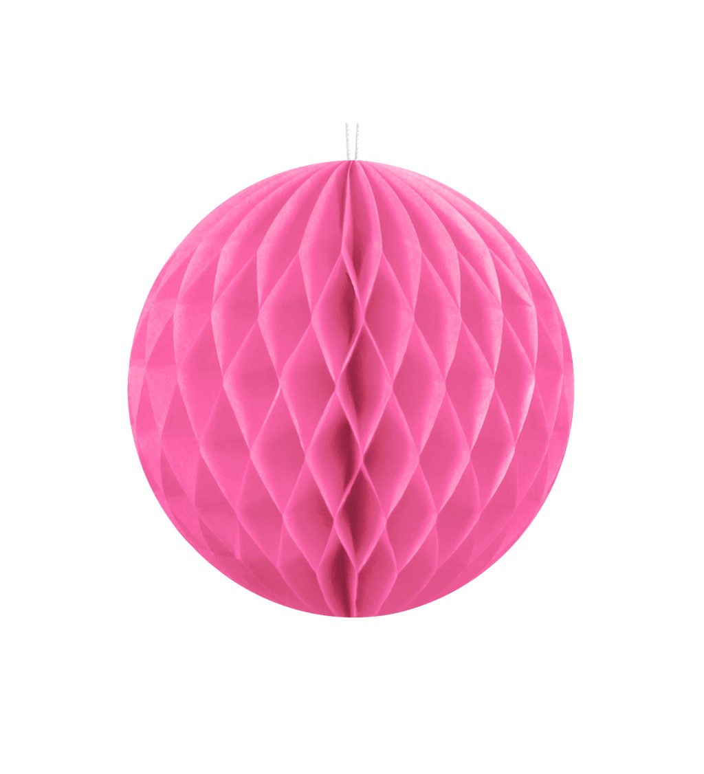 Dekorativní koule růžová - 10 cm