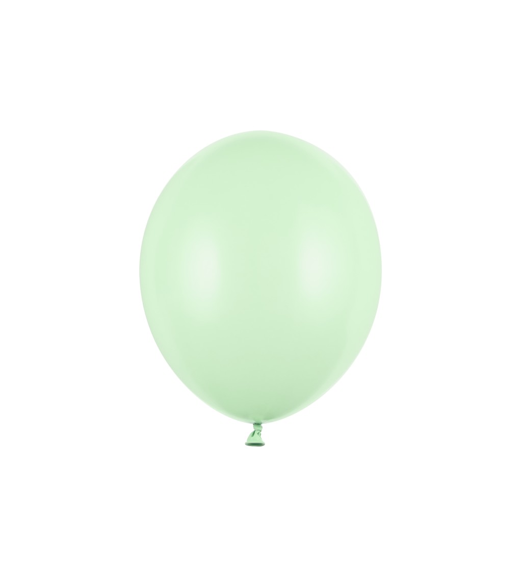 Pastelové balónky - světle zelené