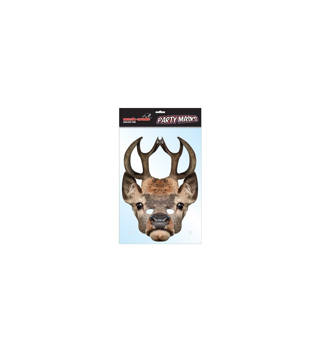 Papírová maska - Jelen