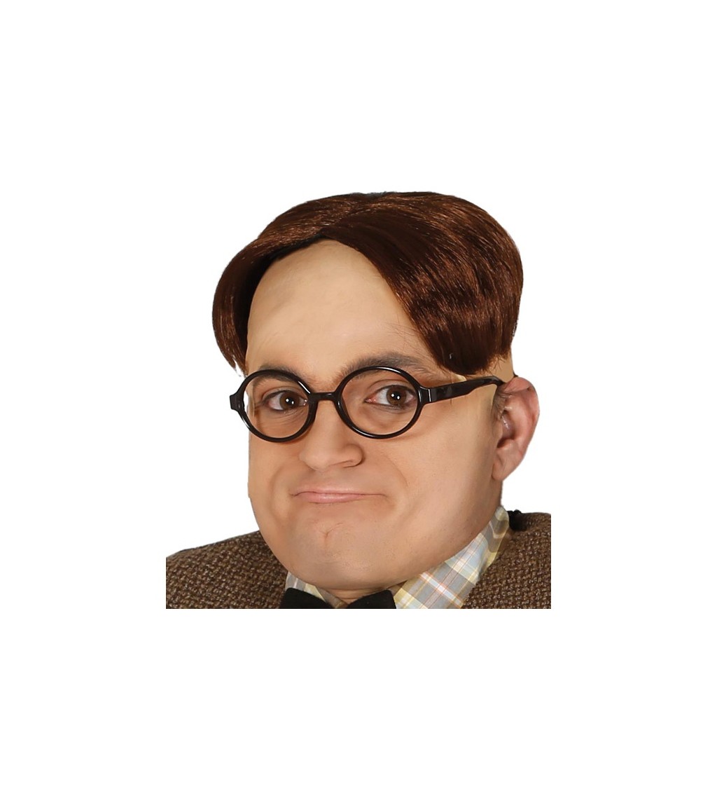 Paruka Pleš - hnědé vlasy