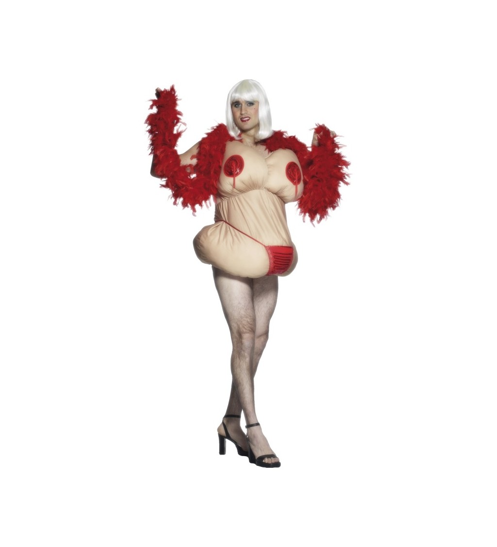 Pánský kostým - Tlustá striptérka