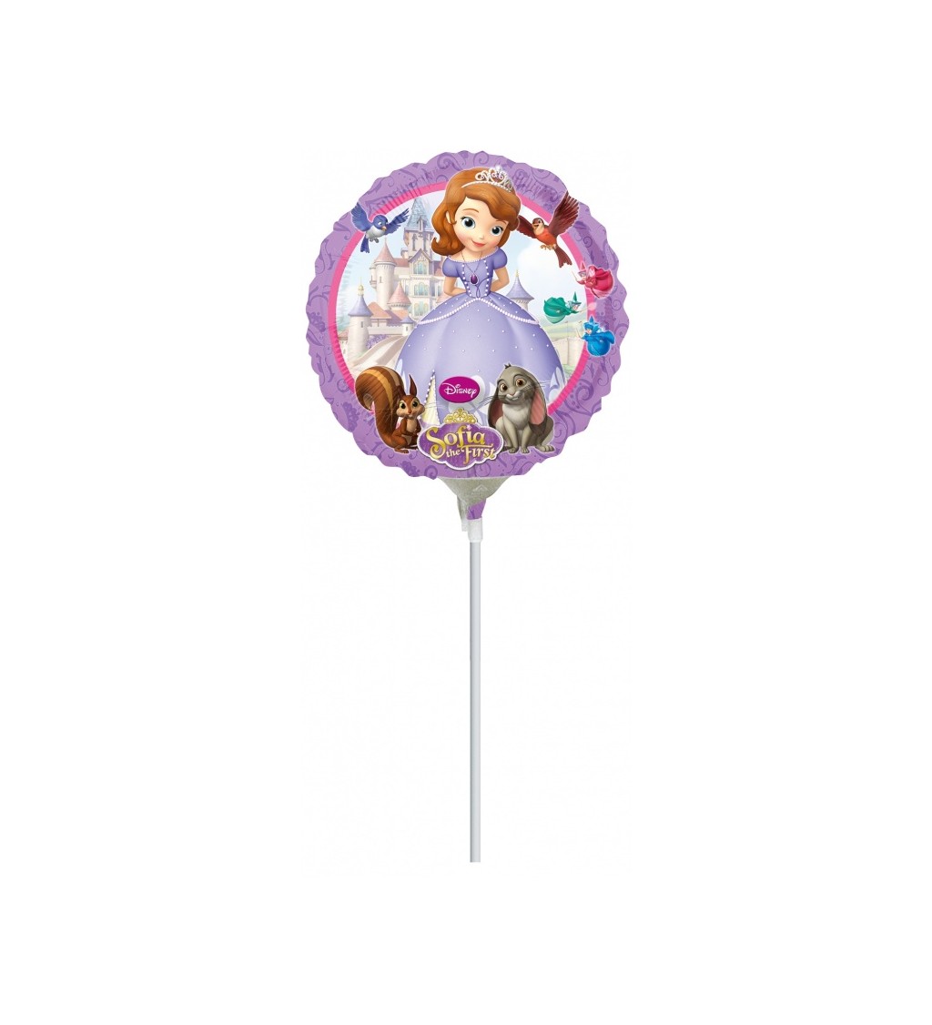 Fóliový balónek kulatý - Princezna Sofia