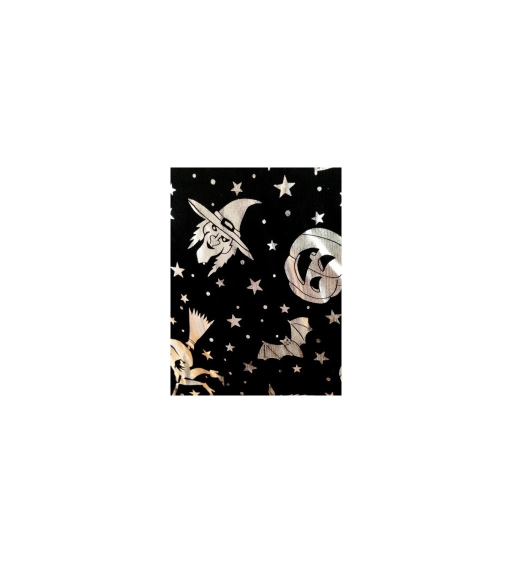 Plášť stříbrno-černý