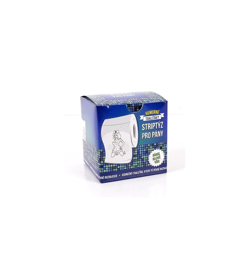 Toaletní papír - striptýz pro pány