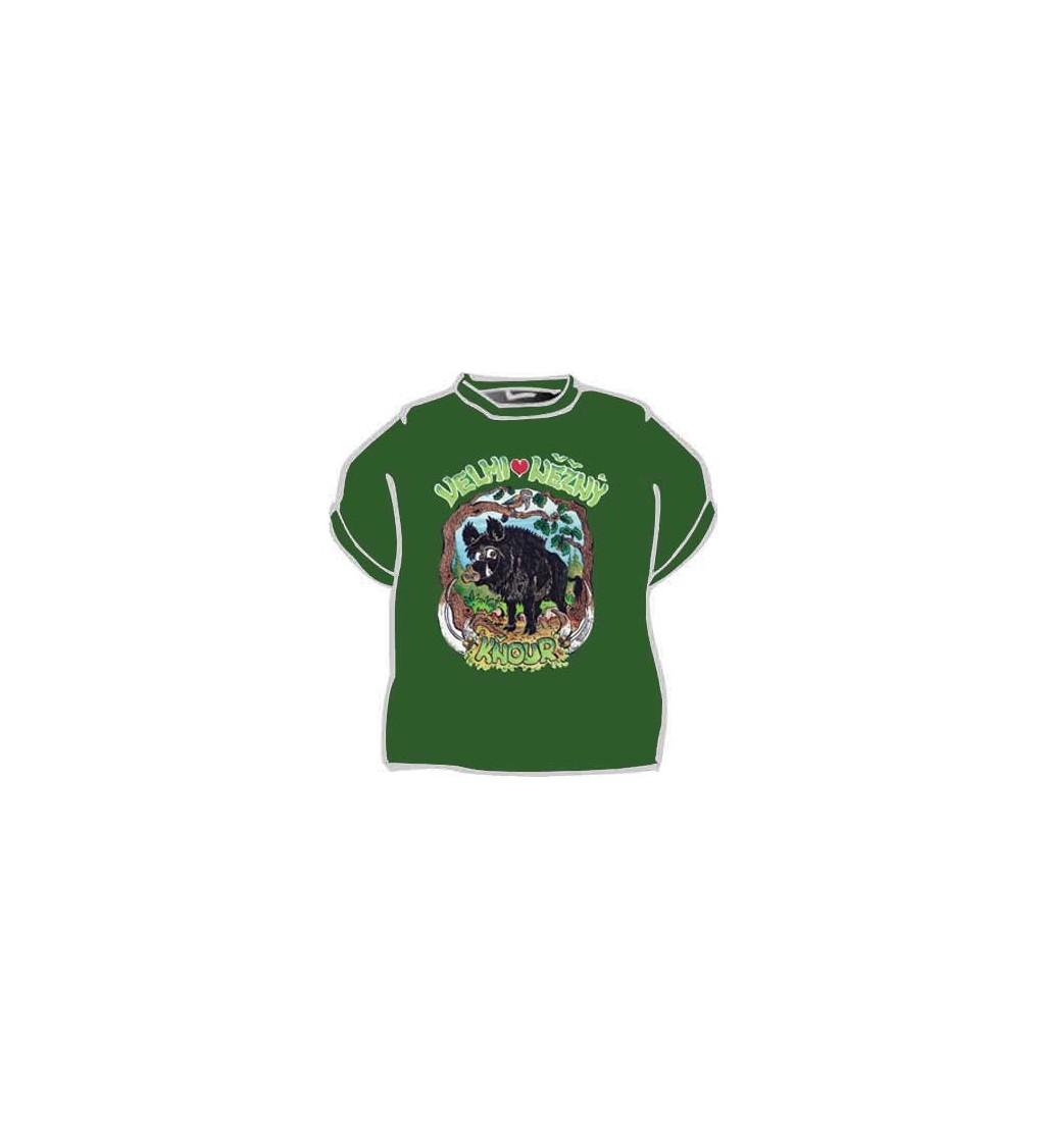 Tričko s potiskem Velmi něžný kňour