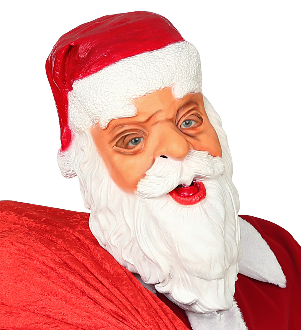 Celohlavová maska vánoční Santa