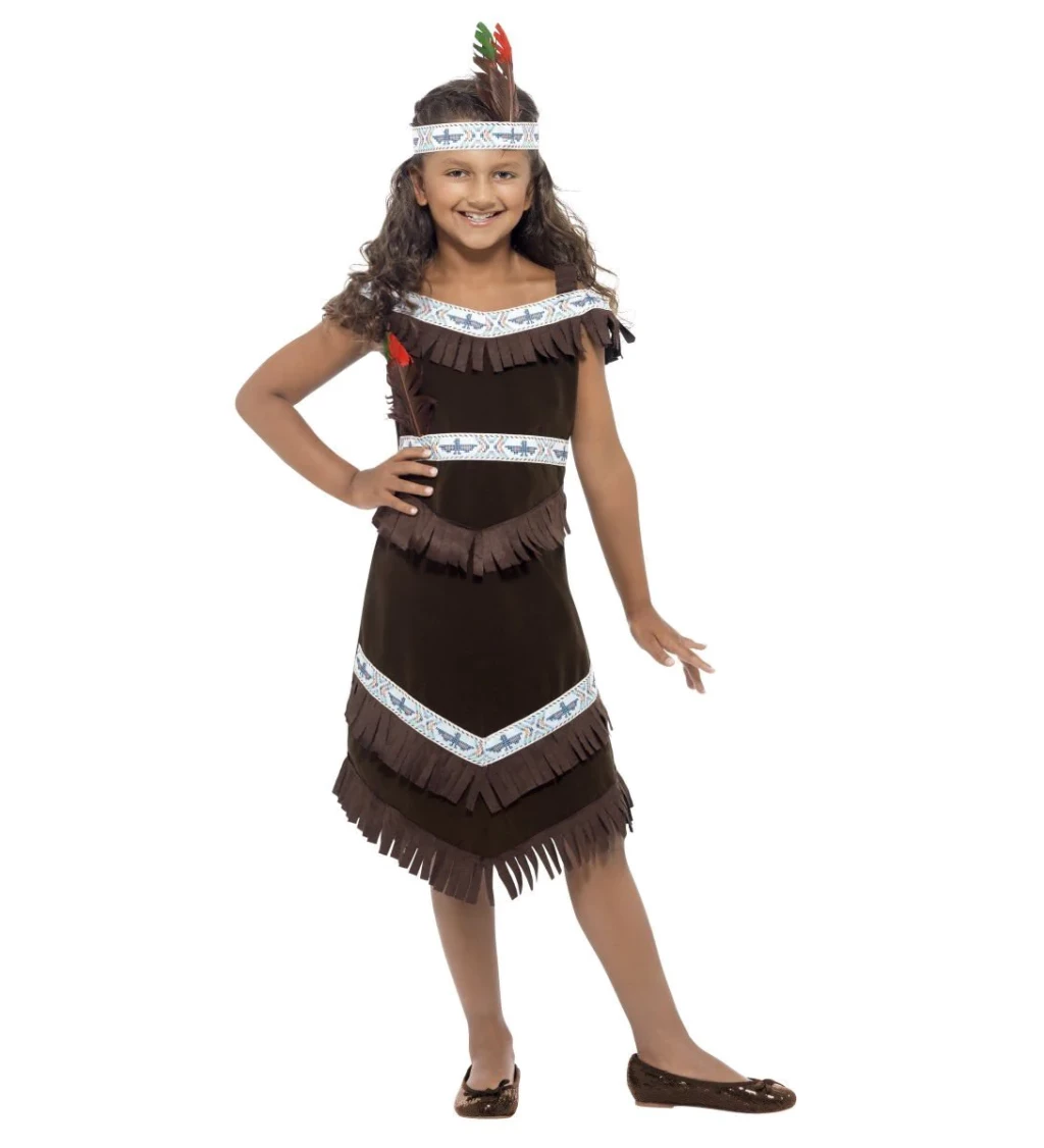 Dětský kostým - Indiánské děvče