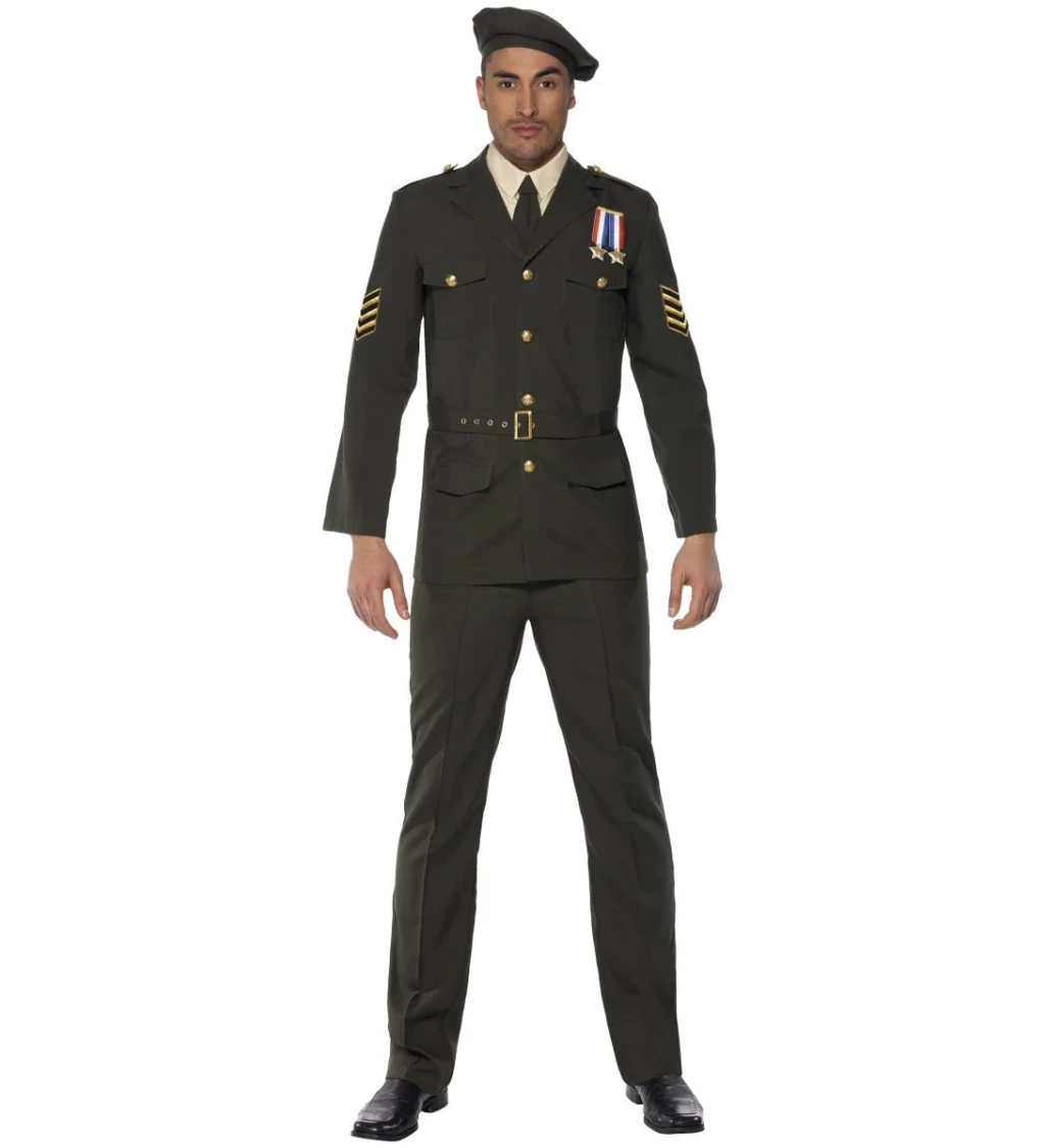 Kostým Vojenský poručík - pánský