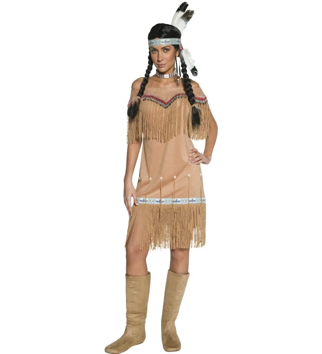 Indiánka III - kostým