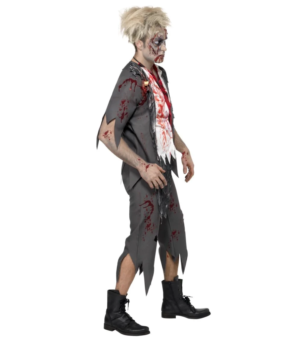 Zombie student v uniformě