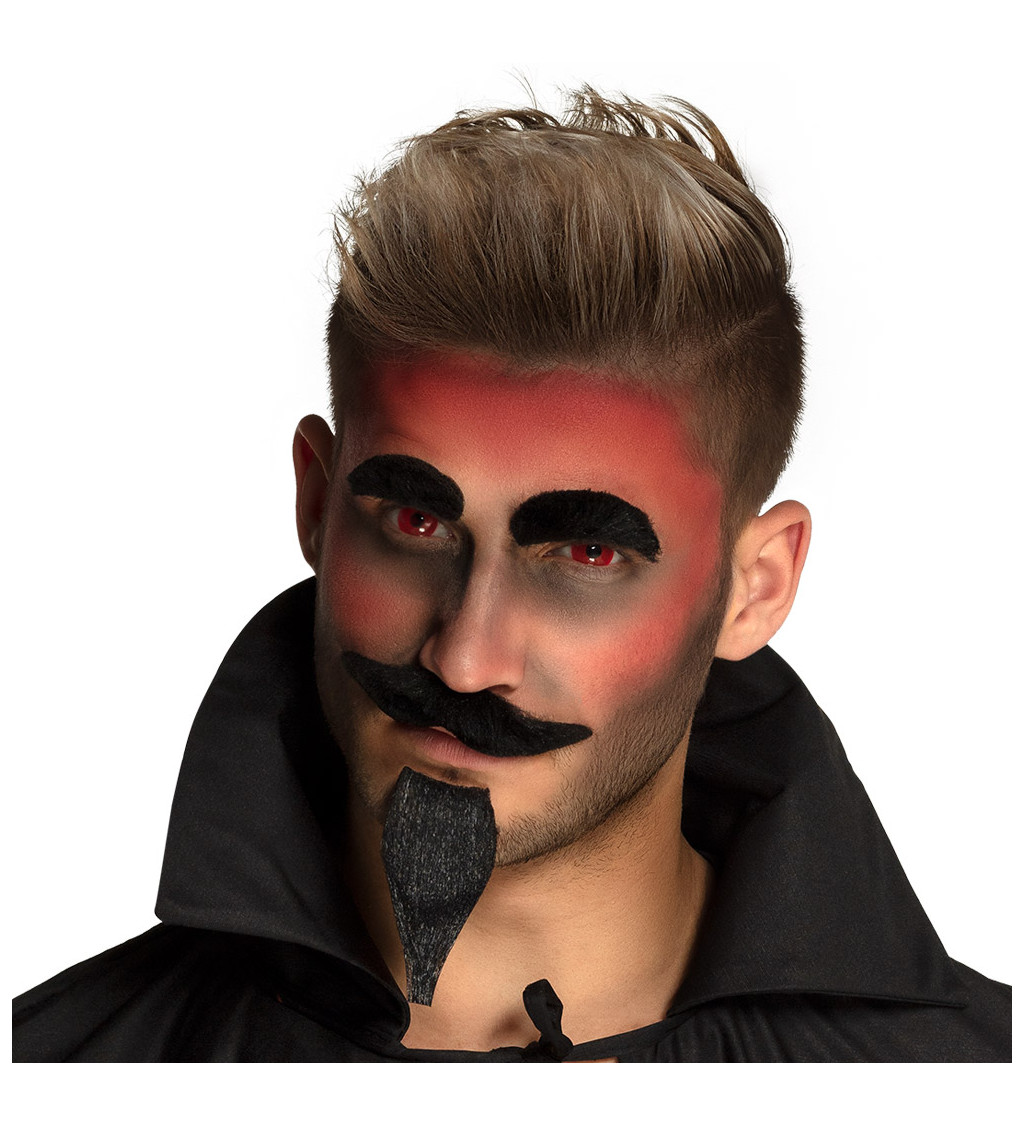 Červené kontaktní čočky