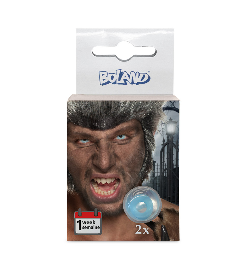 Světle modré kontaktní čočky