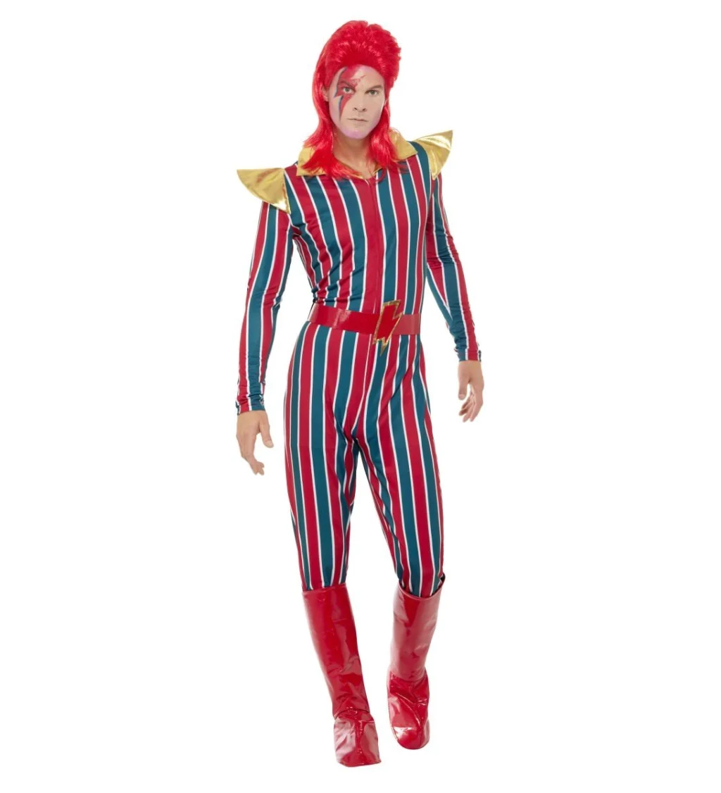 Pánský kostým Vesmírný Bowie