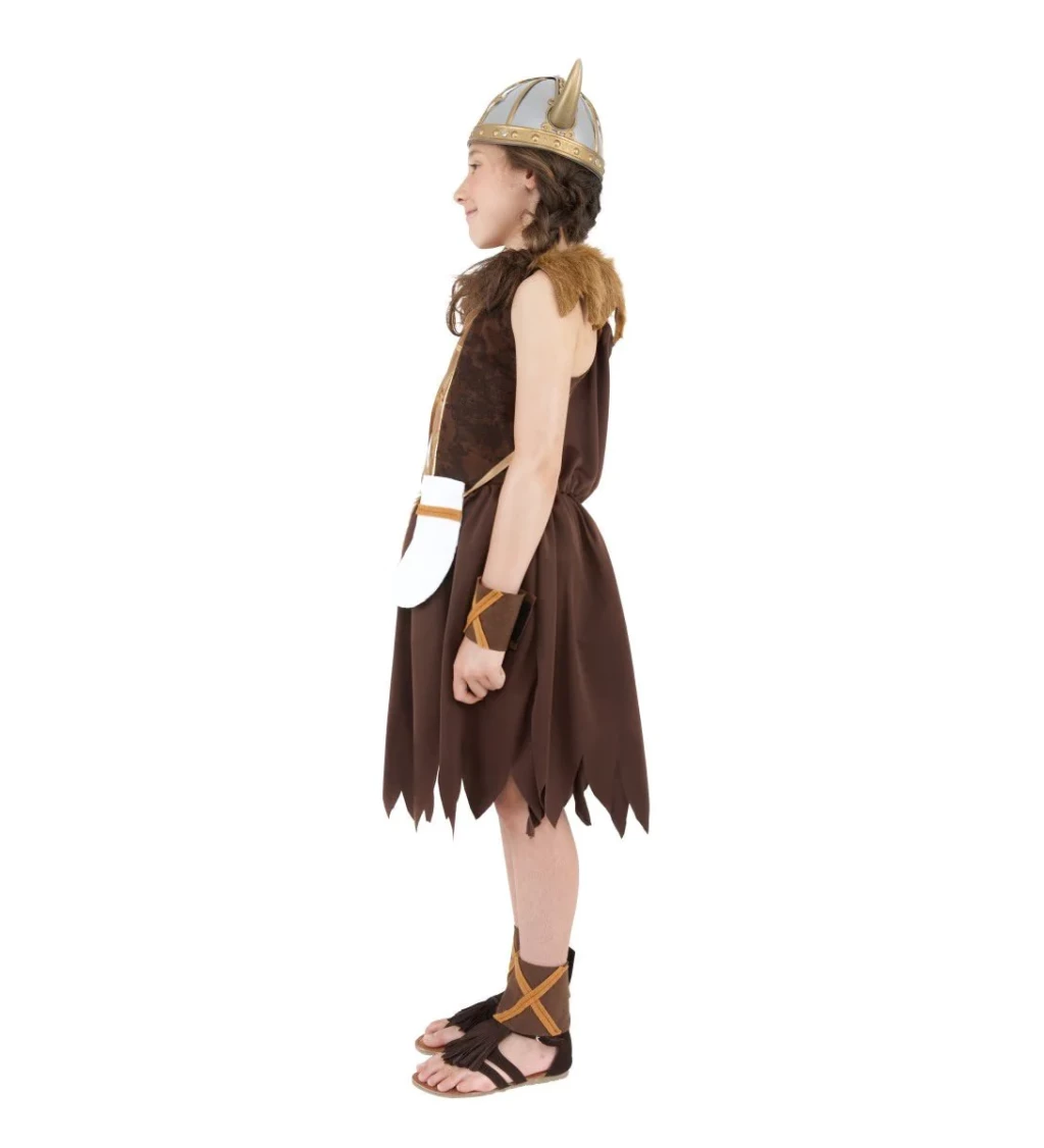 Dětský kostým - Vikingská dívka