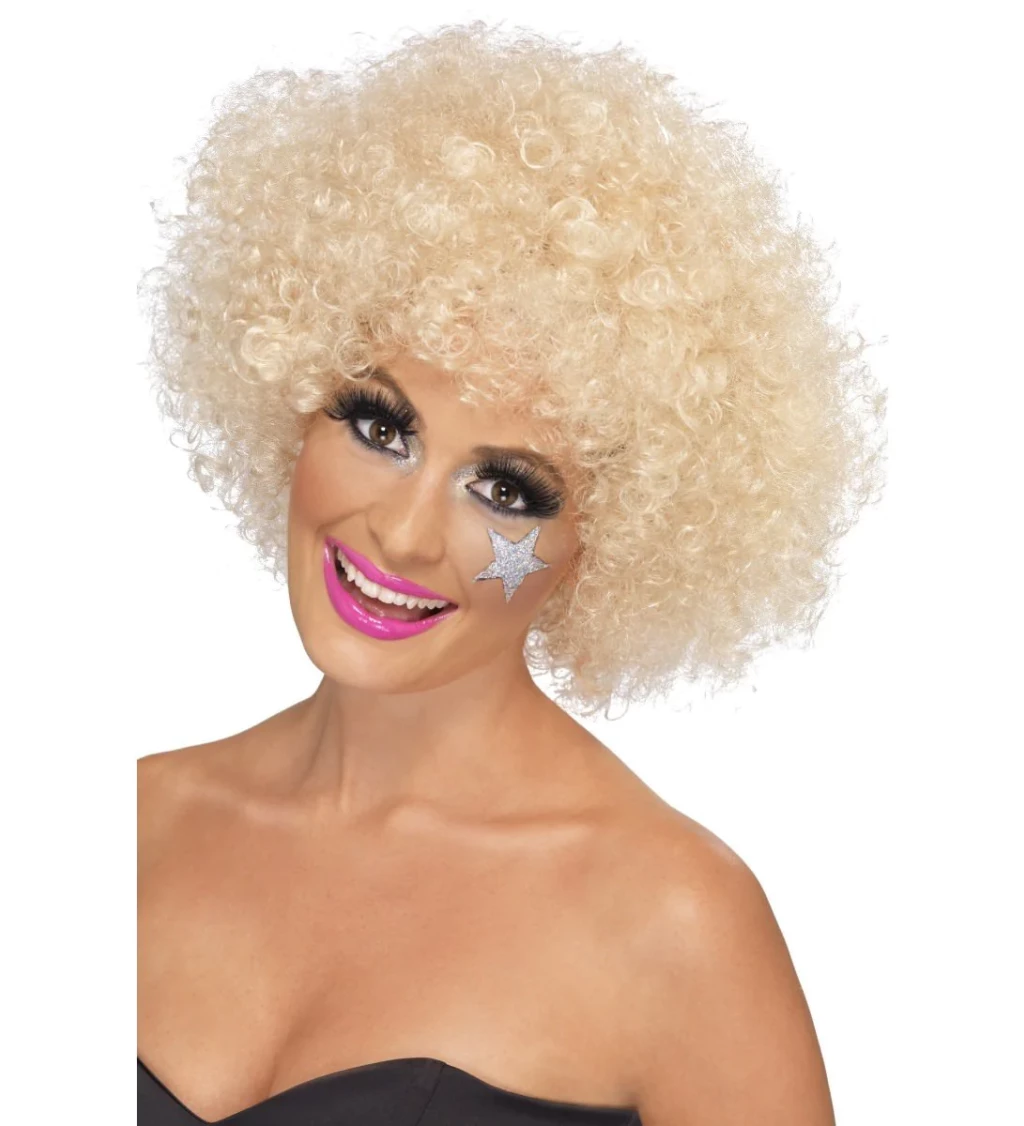 Paruka - Afro, blond