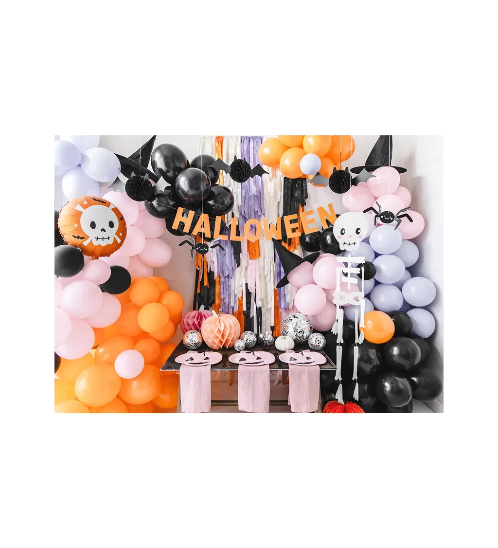 Oranžový banner Halloween