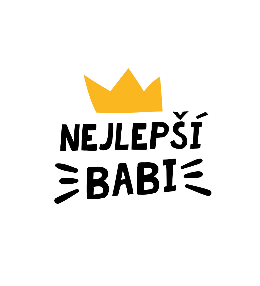 Pánské triko bílé - Nejlepší babi