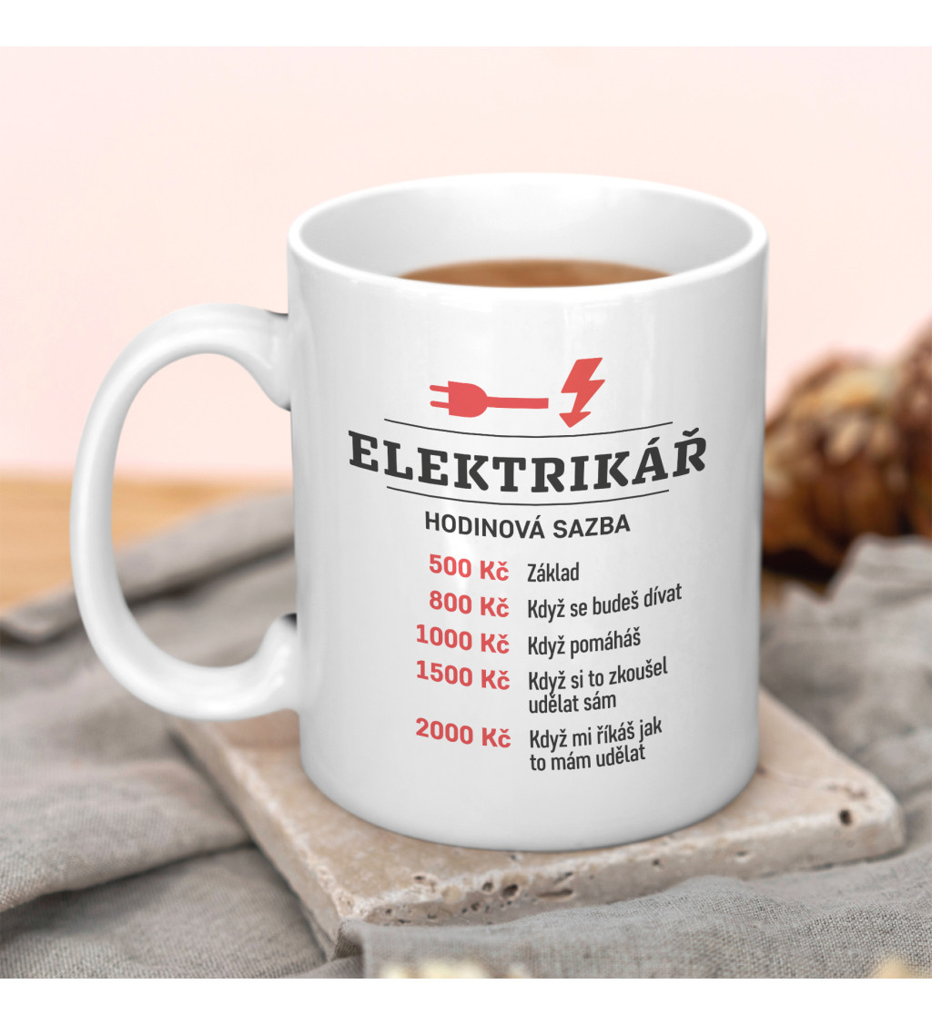 Hrnek Elektrikář