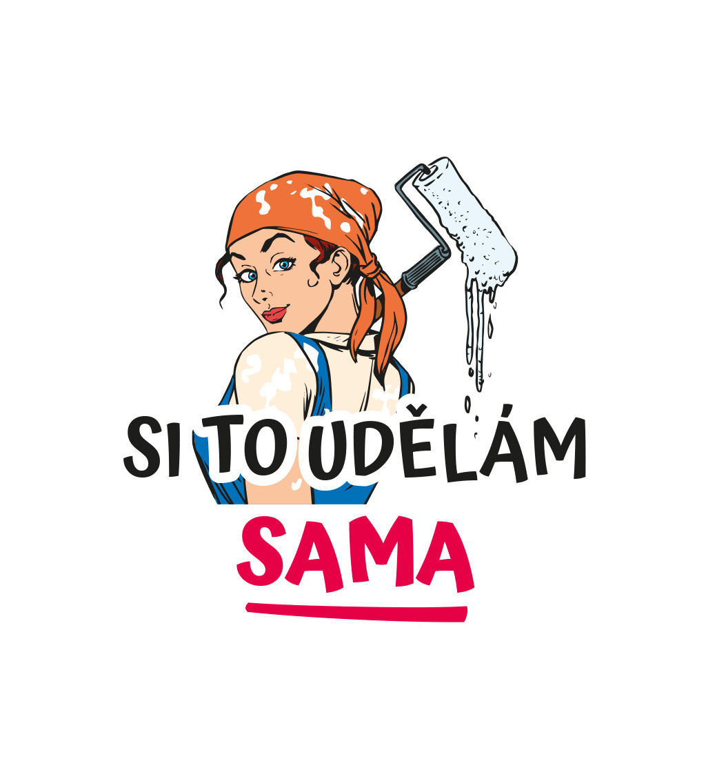 Dámské triko bílé - Si to udělám sama