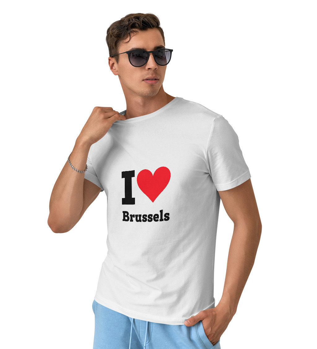 Pánské triko - I love Brussels