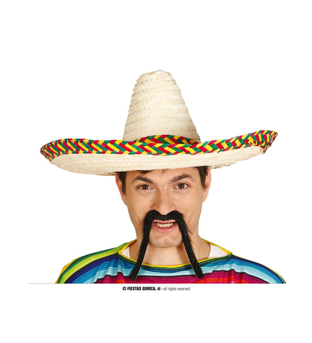 Slaměný - mexický klobouk