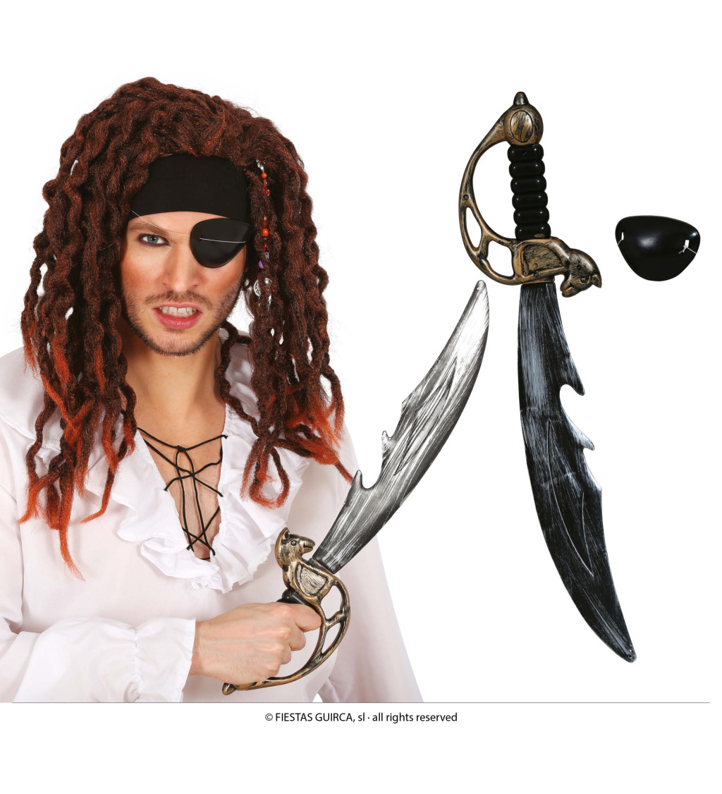 Pirátský - meč a klapka