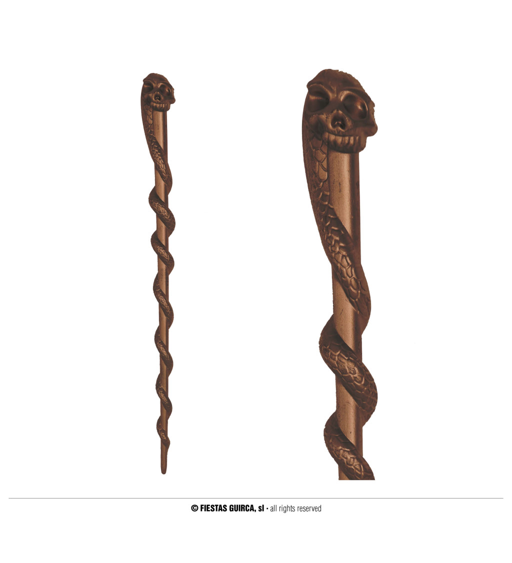 Hůlka - s hadem