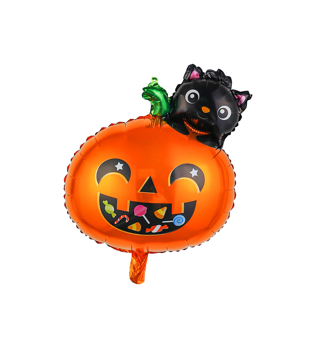 Fóliový balónek - Smějící se dýně